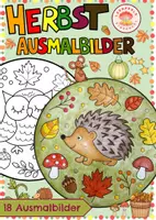 Vorschau - Mal- und Bastelvorlagen - Herbst Ausmalbilder Kunst Vertretungsstunden - Deckblatt