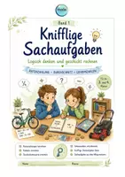 Vorschau - Arbeitsblätter - BAND 1 : Kniffelige Aufgaben - Logisches Denken - Deckblatt
