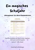 Vorschau - Lehrpläne/Lehrermaterial - Jahresplaner Klassenlektüre – Vorlesebuch übers Schuljahr | Zyklus 2, 5./6. Klasse - Deckblatt
