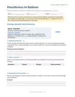 Vorschau - Arbeitsblätter - Arbeitsblatt_Parasitismus_Zerkarien_Berliner_Badeseen_2026 - Seite 1