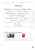 Vorschau - Test - Orange Line 1 Unit 2 Vokabeltest / vocabulary test (Station 1) - Seite 2