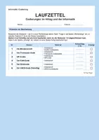 Vorschau - Stationenlernen - Laufzettel: Codierungen im Alltag und der Informatik (Stationenlernen / Stationspass – editierbar in Word) - Seite 1