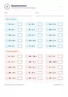 Vorschau - Arbeitsblätter - Raketenrennen – Interaktives Lernspiel I Plus & Minus bis 20 - Seite 3