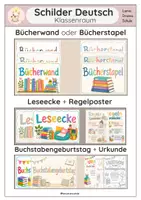 Vorschau - Arbeitsblätter - Klassrnorganisation- Aushänge, Schilder, Urkunden - - Deckblatt