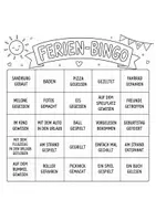 Vorschau - Arbeitsblätter - Ferienbingo mit Bildern oder Text - Seite 3