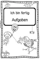 Vorschau - Arbeitsblätter - Halloween | Ich bin fertig Aufgaben | Freiarbeit | Klasse 1-4 - Seite 1