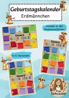 Vorschau - Anderer Materialtyp - Erdmännchenklasse Geburtstagskalender Erdmännchen - Deckblatt