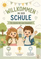 Vorschau - Text - Willkommen in der Schule – Kostenloses Schulstart-Paket | 5 Geschichten, 10 Bewegungsspiele & 5 Atemübungen - Deckblatt