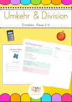 Vorschau - Arbeitsblätter - Einmaleins - Umkehr & Division - Deckblatt