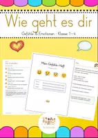 Vorschau - Unterrichtsreihen - Gefühle & Emotionen - Materialpaket - Deckblatt