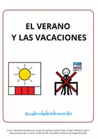 Vista previa - Fichas informativas / Documentos de lectura - HISTORIA SOCIAL para trabajar LAS VACACIONES - Portada