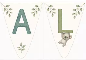Vorschau - Poster - Wimpelkette Koala Koalaklasse - Seite 1