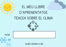 Vista previa - Hojas de trabajo - Quadern TEACCH per a treballar EL CLIMA - página 1