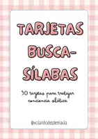 Vista previa - Refuerzo / NEE / Materiales de apoyo - TARJETAS BUSCA-SÍLABAS para trabajar CONCIENCIA SILÁBICA - Portada