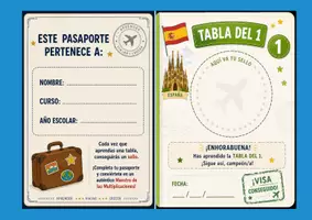 Vista previa - Unidades / Secuencias / Situaciones de Aprendizaje - PASAPORTE: TABLAS DE MULTIPLICAR - página 2