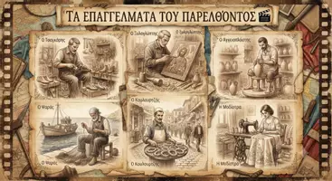 Προεπισκόπηση - Flashcards - 37 ΕΠΑΓΓΕΛΜΑΤΑ ΤΟΥ ΠΑΡΕΛΘΟΝΤΟΣ - Εξώφυλλο