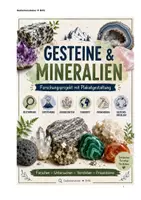Vorschau - Stundenentwürfe - Gesteine & Mineralien – Forschungsprojekt mit Plakatgestaltung - Deckblatt