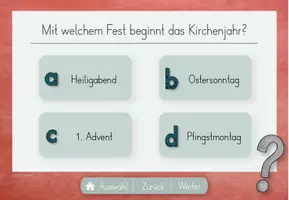 Vorschau - Interaktives Material - Kirchenjahr interaktives Quiz – Religion Klasse 3 & 4 (digital) - Seite 3
