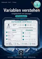 Vorschau - Arbeitsblätter - Variablen verstehen – Aufgaben & Lösungen - Deckblatt