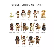 Vorschau - Bildkarten - Bibelfeinde Clipart, Biblische Bösewichte, Bibel-Geschichten Charaktere, Biblische Personen, Neues Testament, Altes Testament - Seite 1