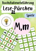 Vorschau - Spiele - Buchstabeneinführung M - Buchstabe M - Lese-Pärchen M - Deckblatt