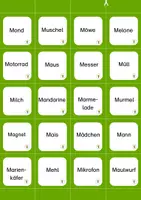Vorschau - Spiele - Buchstabeneinführung M - Buchstabe M - Lese-Pärchen M - Seite 2