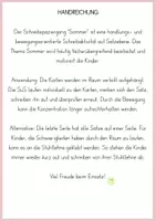 Vorschau - Mal- und Bastelvorlagen - Schreibspaziergang Sommer - Seite 1