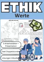 Vorschau - Stundenentwürfe - Grundbegriffe und Perspektiven der Ethik - wachsendes Materialpaket - Seite 1
