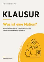 Vorschau - Arbeitsblätter - SoWi-Klausur Oberstufe: Renan – Nation, Willensnation & Staatsangehörigkeit inkl. EWH - Deckblatt