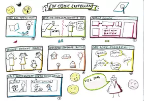 Vorschau - Arbeitsblätter - Methodenblatt: Comic erstellen - Deckblatt