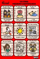 Vorschau - Spiele - PRESENT CONTINUOUS – Go Fish Game (Colour and B&W) - Seite 2
