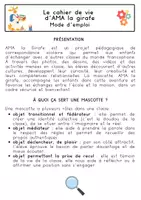 Aperçu - Expériences - Cahier de vie AMA-2 - Page 1