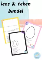 Voorbeeld - lees & teken bundel - Voorblad