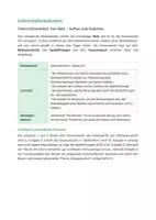 Vorschau - Stundenentwürfe - Biologie: Das Blatt - Querschnitt - Klasse 5/6 - Seite 1