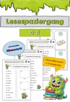 Vorschau - Arbeitsblätter - Dd Lesespaziergang - Deckblatt