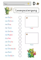 Vorschau - Arbeitsblätter - Dd Lesespaziergang - Seite 3