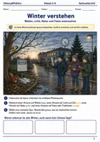 Vorschau - Arbeitsblätter - Winter-Lernmalbuch Klasse 5–6 - Deckblatt