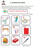 Vista previa - Hojas de trabajo - NÚMERO INFILTRADO para trabajar TABLAS DE MULTIPLICAR - página 2