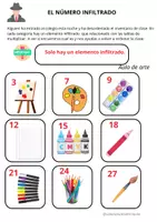Vista previa - Hojas de trabajo - NÚMERO INFILTRADO para trabajar TABLAS DE MULTIPLICAR - página 3