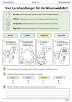 Vorschau - Arbeitsblätter - Vorferien-Wissenswerkstatt Klasse 5–6 - Seite 1