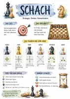 Vorschau - Arbeitsblätter - Lernposter + Arbeitsblätter zum Thema "Schach" + Lösung & MP3 + Mindmap + Infografik - Deckblatt