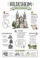 Vorschau - Arbeitsblätter - Lernposter + Arbeitsblätter "Hildesheim" + Lösung & MP3 + Mindmap + Infografik - Deckblatt