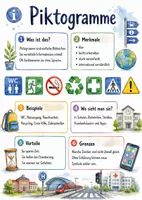 Vorschau - Arbeitsblätter - Lernplakat + Arbeitsblatt "Piktogramme" + Onlineübung & MP3 + Mindmap + Infografik - Deckblatt