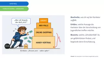 Vorschau - Arbeitsblätter - Ursachen der Verschuldung – Komplette Unterrichtsstunde - Seite 2