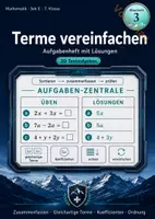Vorschau - Arbeitsblätter - Terme vereinfachen – Aufgaben & Lösungen - Deckblatt