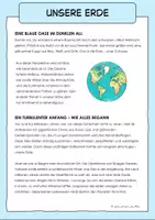 Vorschau - Arbeitsblätter - Aufbau der Erde Arbeitsblätter - Seite 1