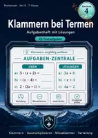 Vorschau - Arbeitsblätter - Klammern bei Termen – Aufgaben & Lösungen - Deckblatt