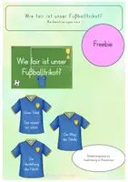Vorschau - Unterrichtsreihen - "Unser Fußballtrikot" - Reihentransparenz - Deckblatt