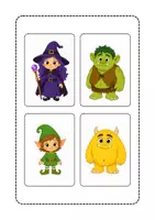 anteprima - Flashcard - Flashcards dei personaggi fantasy da descrivere - Pagina 2