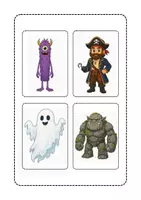 anteprima - Flashcard - Flashcards dei personaggi fantasy da descrivere - Pagina 3